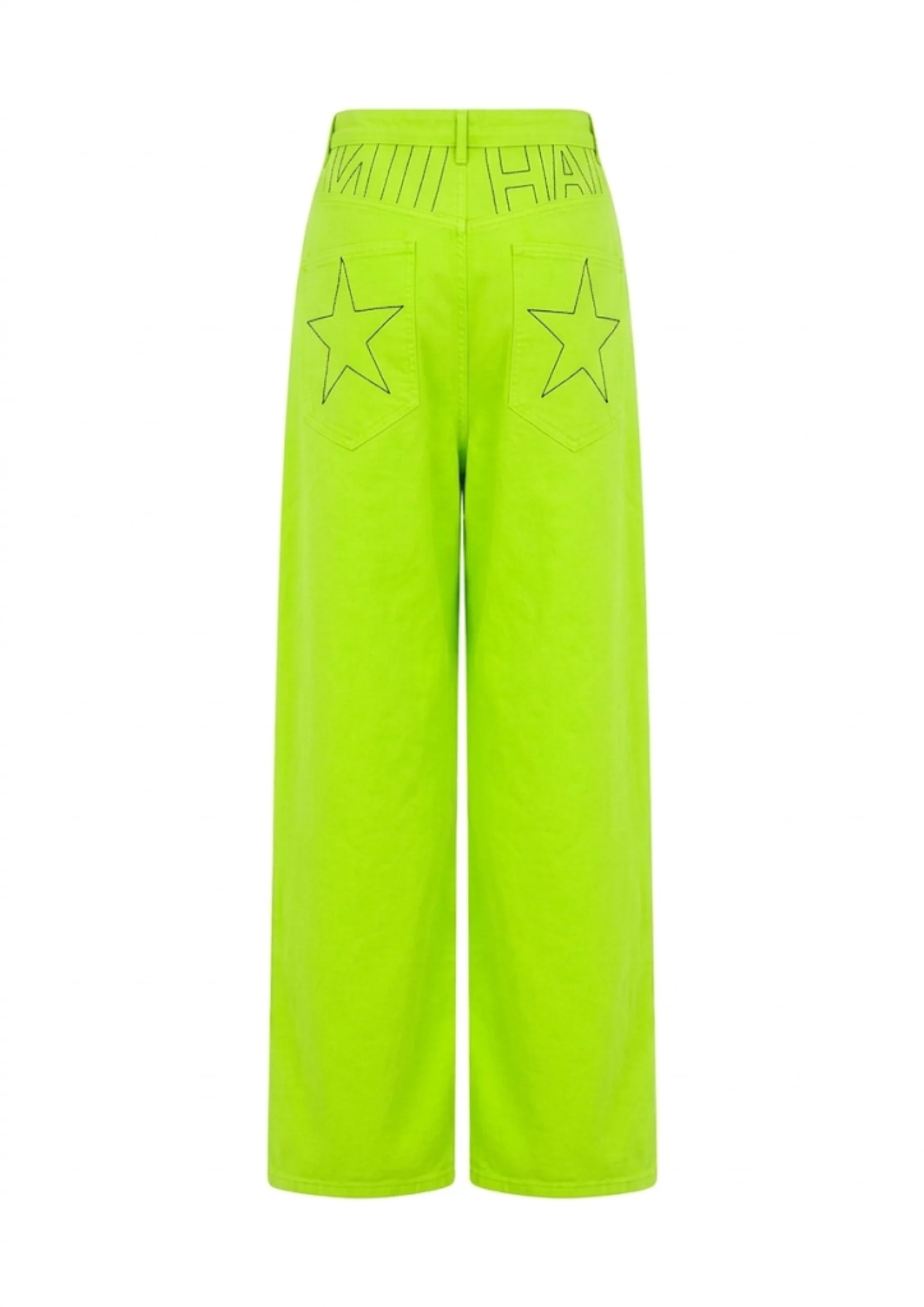 BAGGY JEANS IN LIME - Image 5