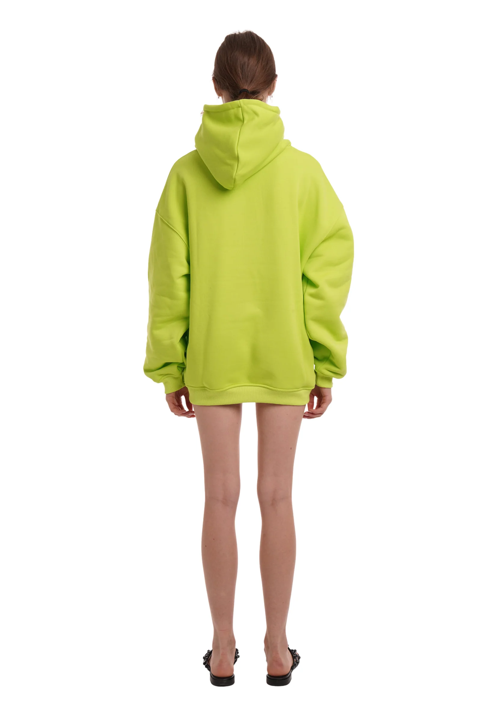 BASiCS HOODiE IN LIME - Image 3