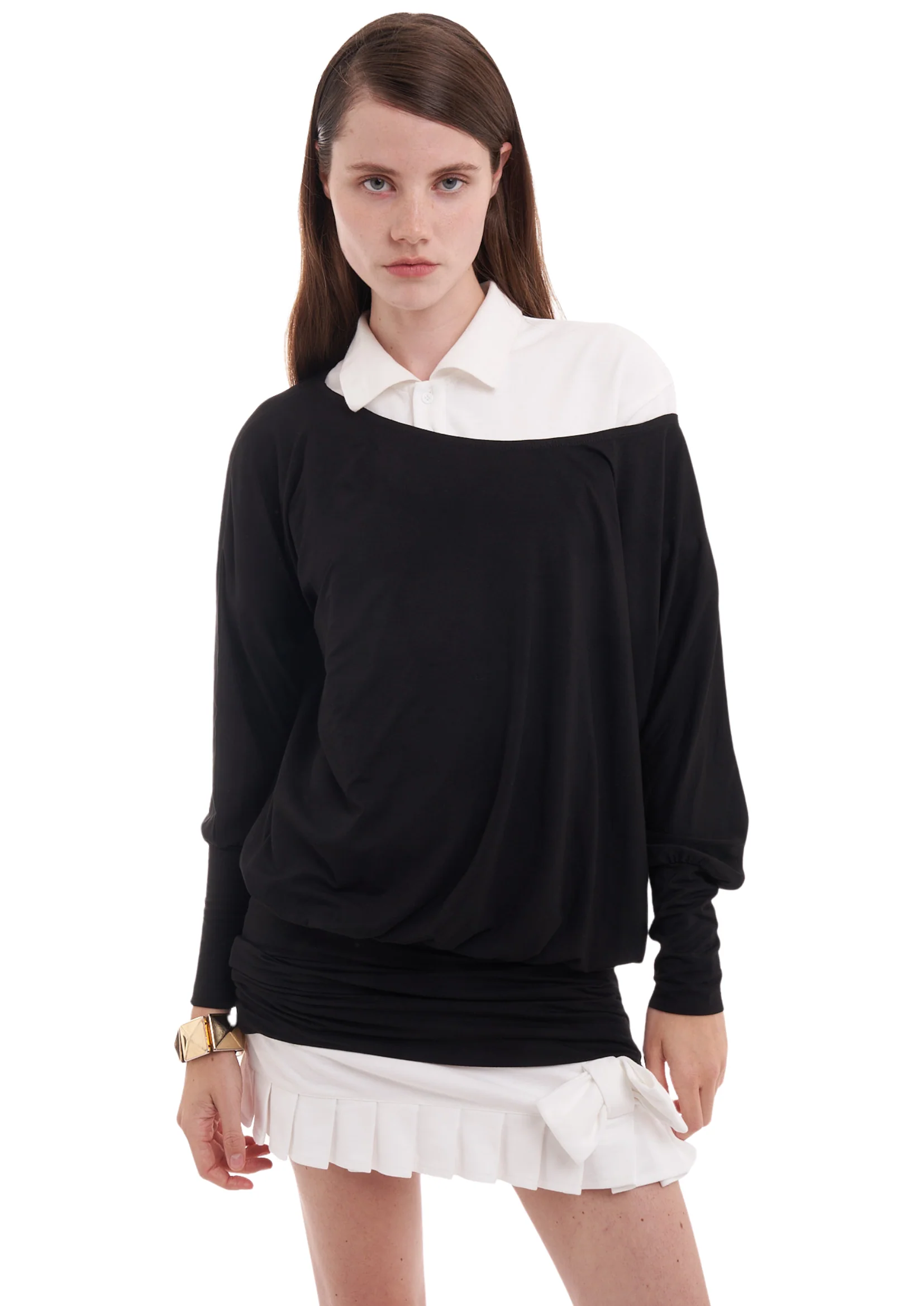 CHARLI DRESS IN CHARCOAL BLACK - Image 3