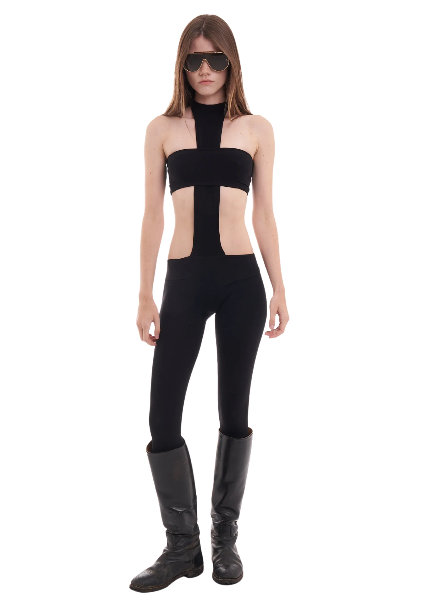 THE CROSS JUMPSUIT IN BLACK - Image 4