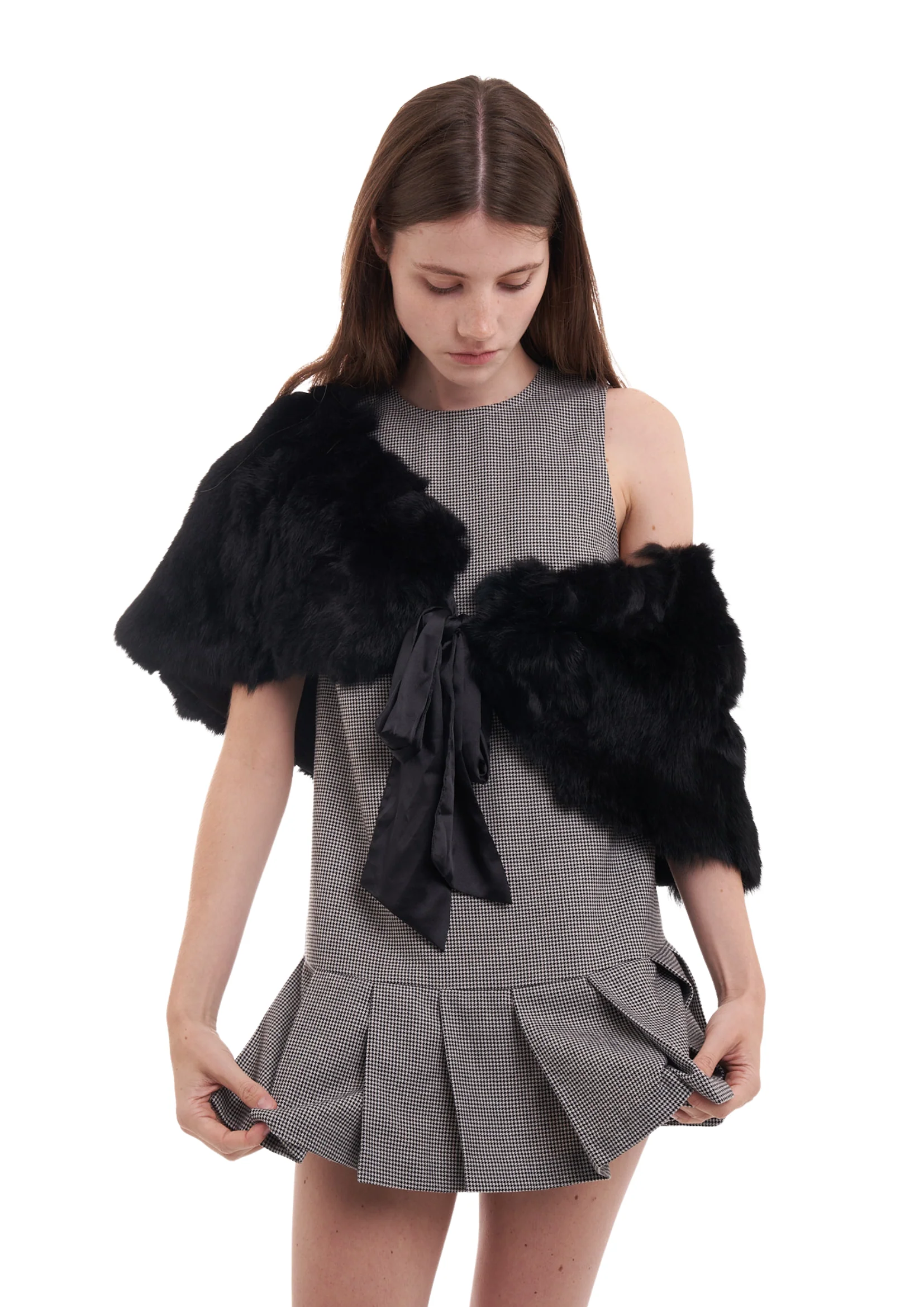 PARIS DRESS IN HOUNDSTOOTH - Image 3