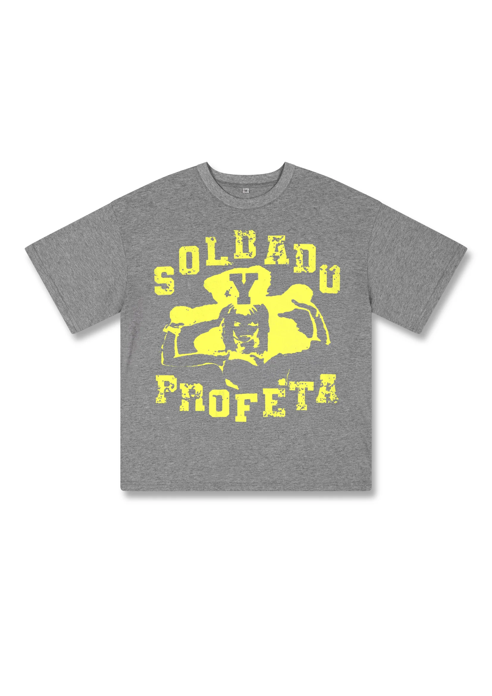 SOLDADO OVERSIZED TSHIRT IN GREY MARL - Image 3