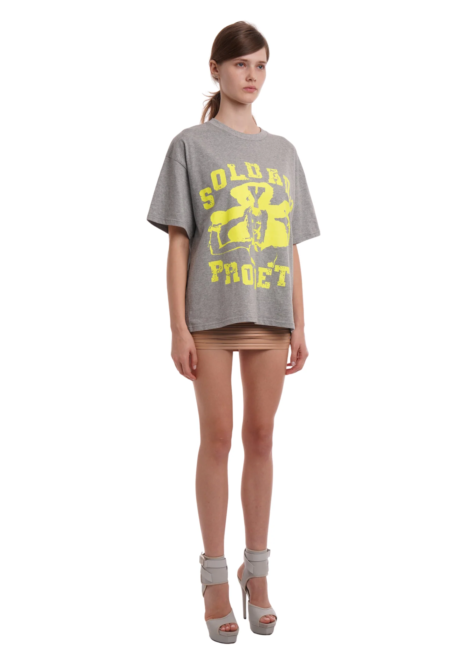 SOLDADO OVERSIZED TSHIRT IN GREY MARL - Image 8