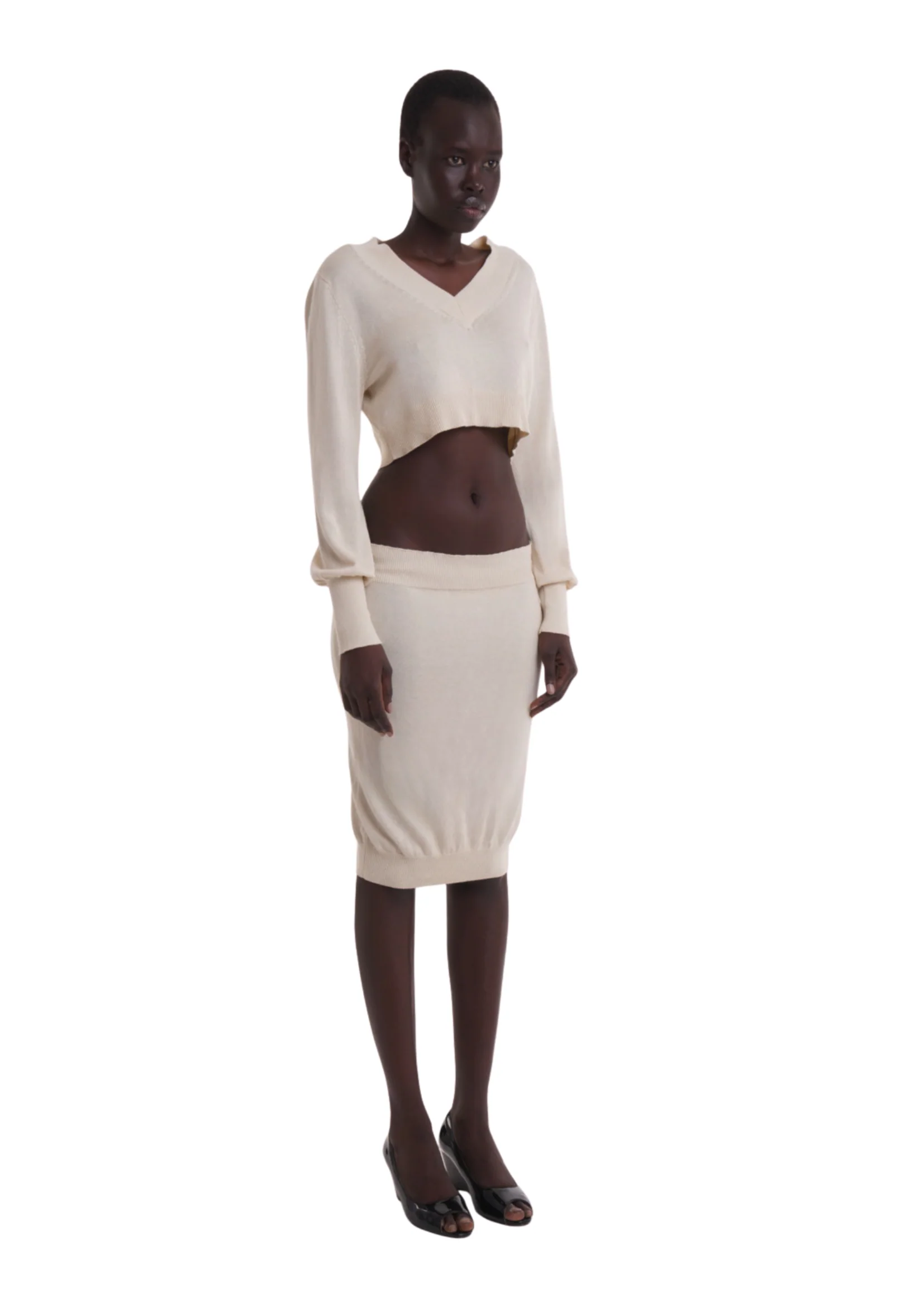 STACK PULL OVER IN ECRU - Image 5