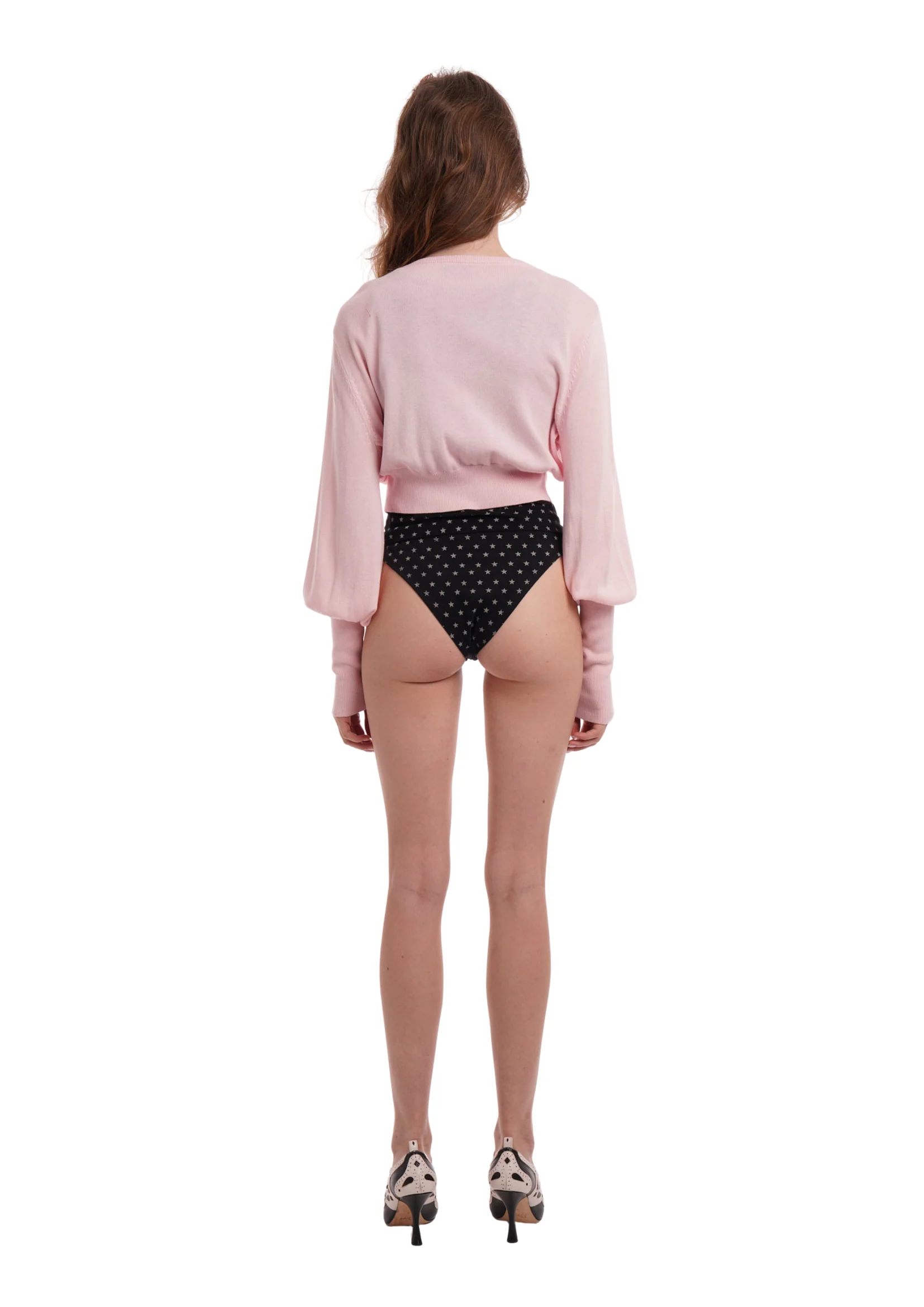 THE LONG BUBBLE CARDI IN BUBBLEGUM - Image 5