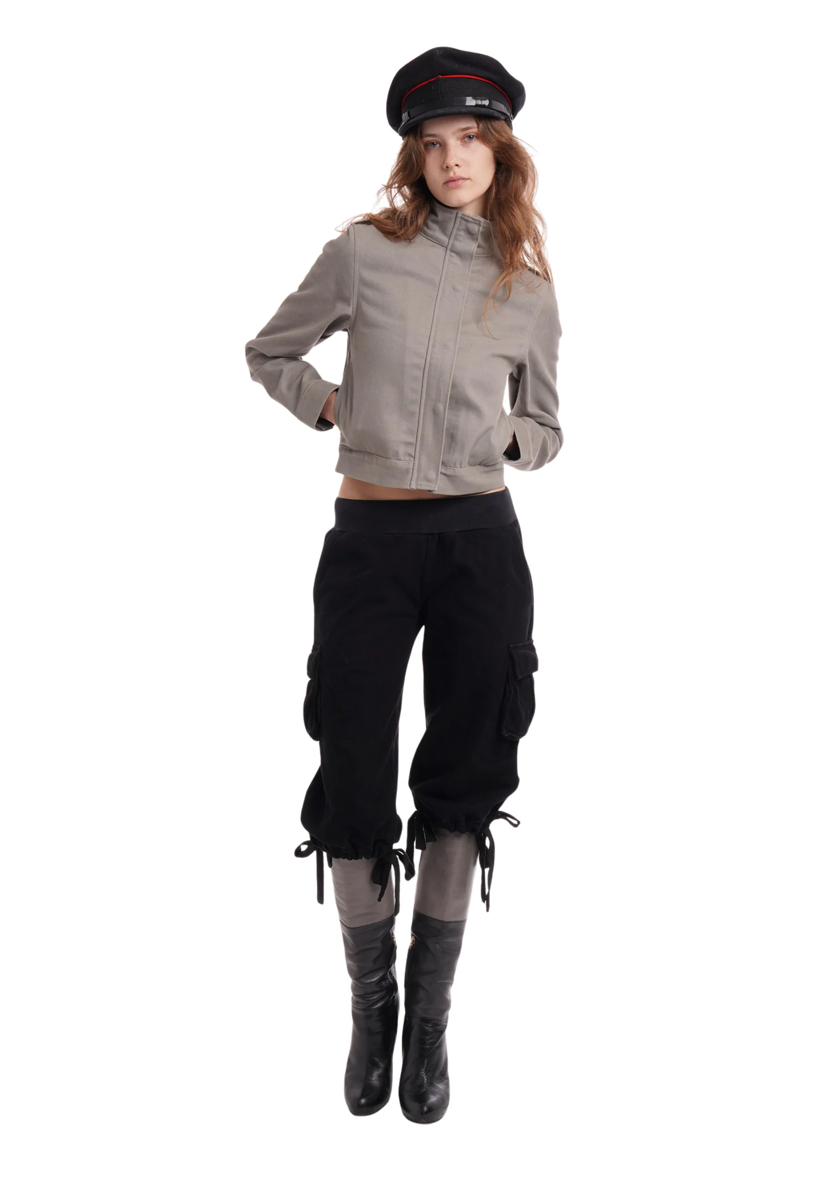 THE MAYA JACKET IN SLATE - Image 4