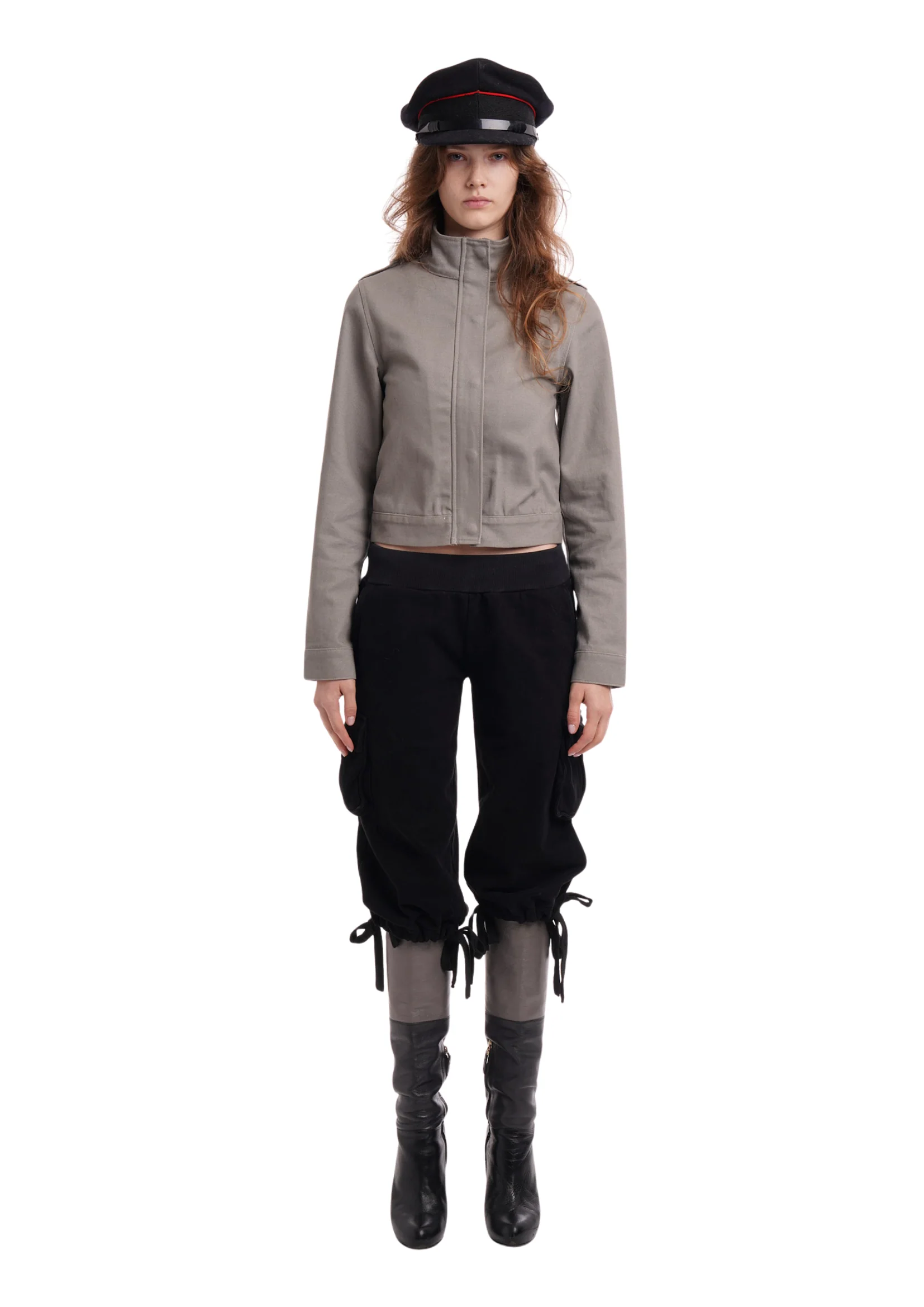 THE MAYA JACKET IN SLATE - Image 6