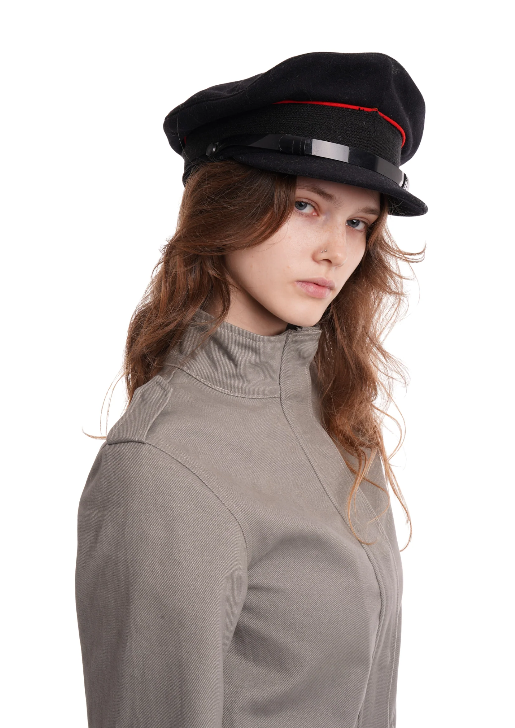 THE MAYA JACKET IN SLATE - Image 8